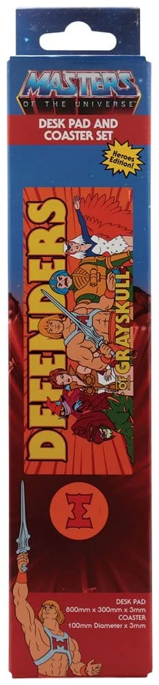 Masters of the Universe Desk Pad and Coaster Set – Heroes 80 x 30 cm 6