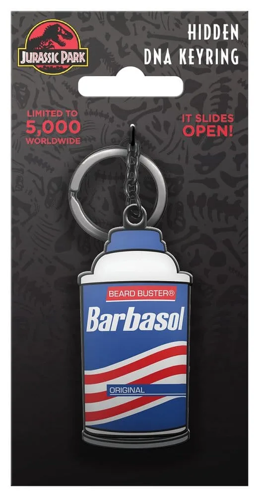 Jurassic Park Keychain – Sliding Barbasol Can 73 x 36 mm 5