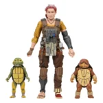 TMNT Actiefigurenset – Grammy April met Baby Yi en Moja 18 cm 1
