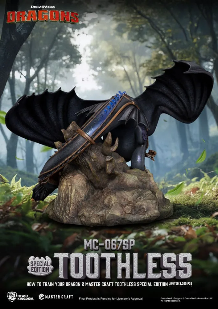 How to Train Your Dragon 2 Statue – Master Craft Toothless 38 cm 5