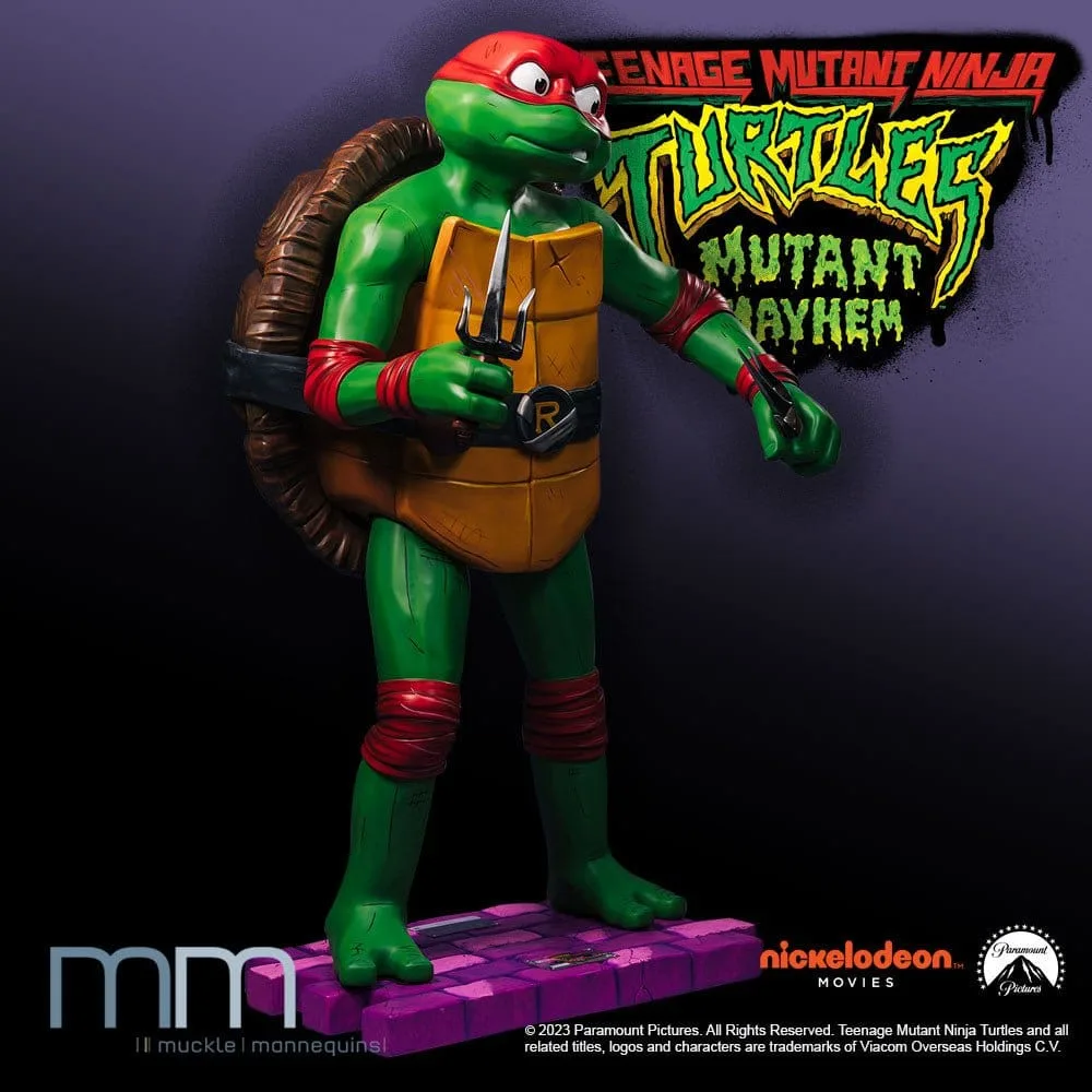 TMNT Mutant Mayhem Life-Size Statue – Raphael 178 cm 2
