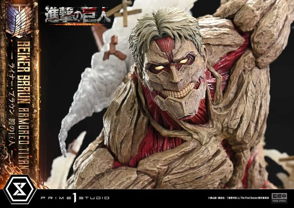 Attack on Titan Diorama Statue – Reiner Braun Armored Titan 75 cm 10