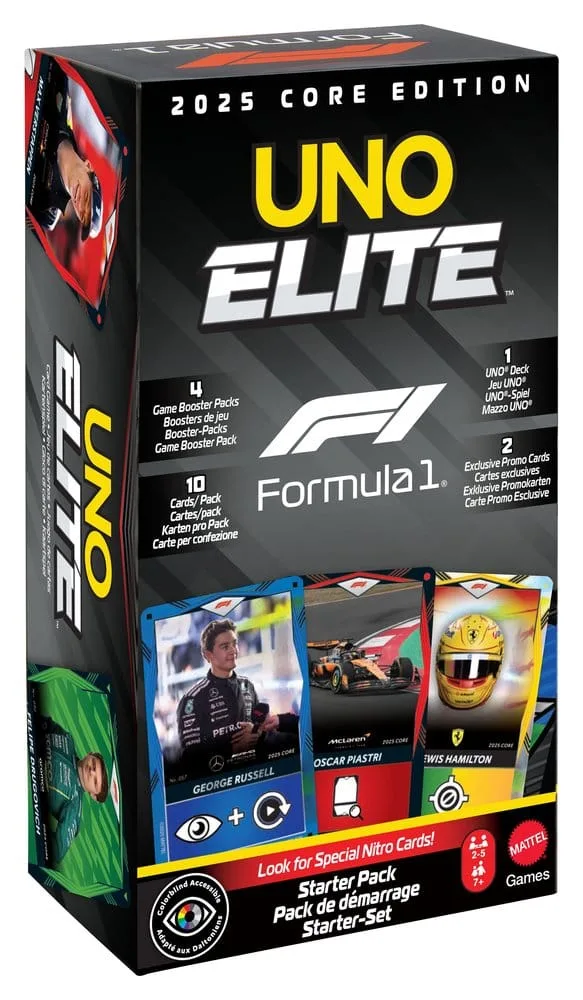 Formula 1 Kaartspel – UNO Elite F1 Startset 6