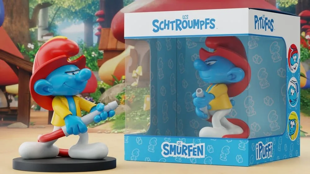 The Smurfs Statue – Feuerwehrschlumpf 12 cm 4