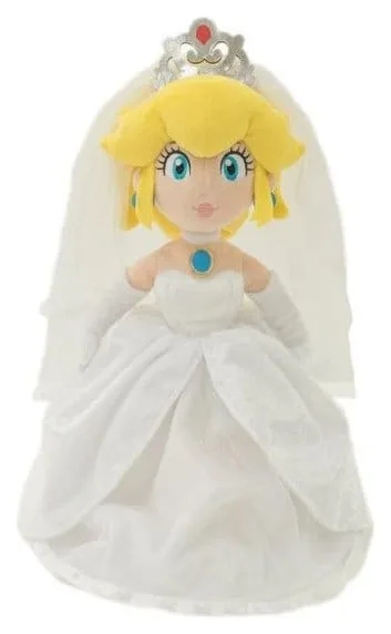 Super Mario Plush – Princess Peach Wedding 40 cm