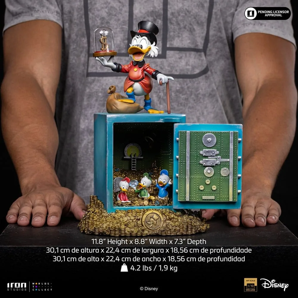 DuckTales Statue – Dagobert Duck & Neffen 1:10 30 cm 2