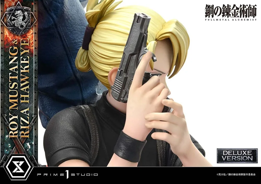 Fullmetal Alchemist Statue – Roy Mustang and Riza Hawkeye 50 cm 15