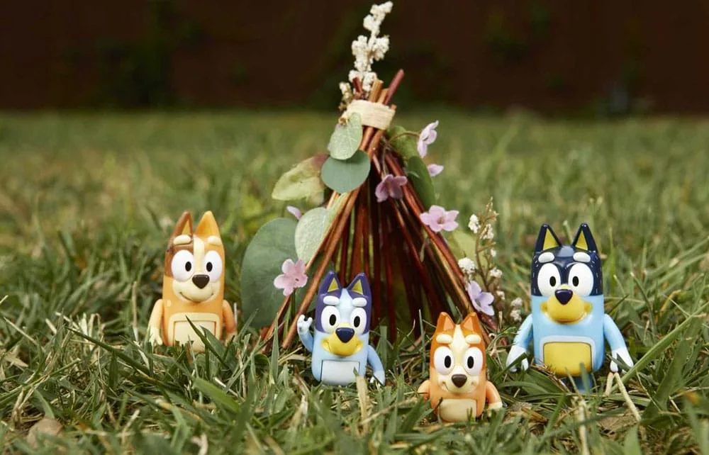 Bluey Figure Set – Family of Four 5–8 cm 2