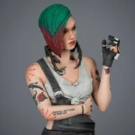 Cyberpunk 2077 PVC Statue – Judy Alvarez 23 cm 23