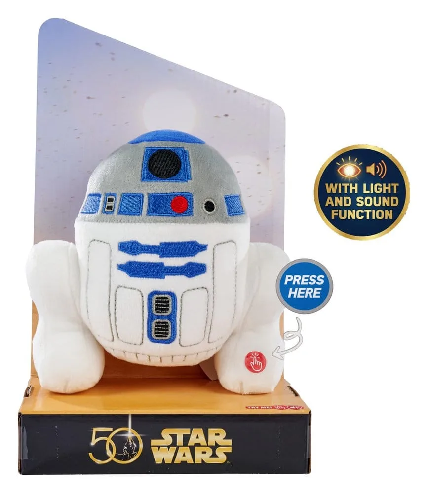 Star Wars Plüschfigur – R2-D2 zum 50. Jubiläum 16 cm 10
