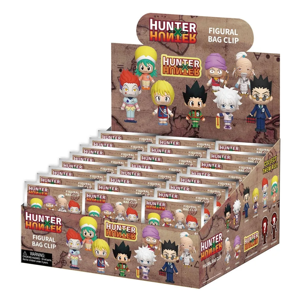 Hunter x Hunter Foam Bag Clips – Series 1 Display of 24