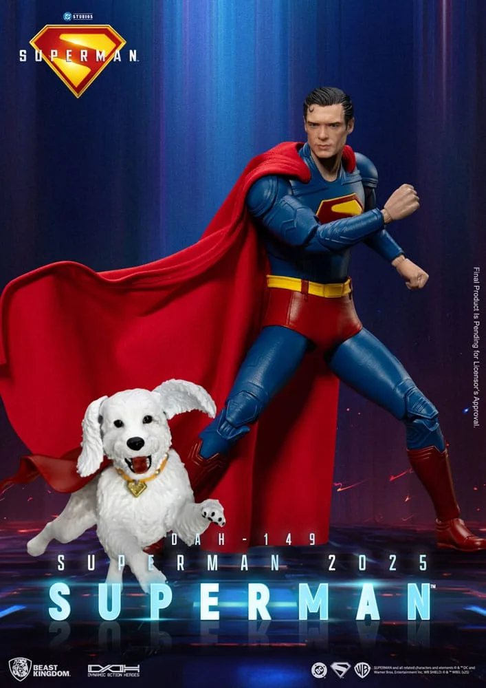 Superman (2025) Action Figure – With Krypto 21 cm 6