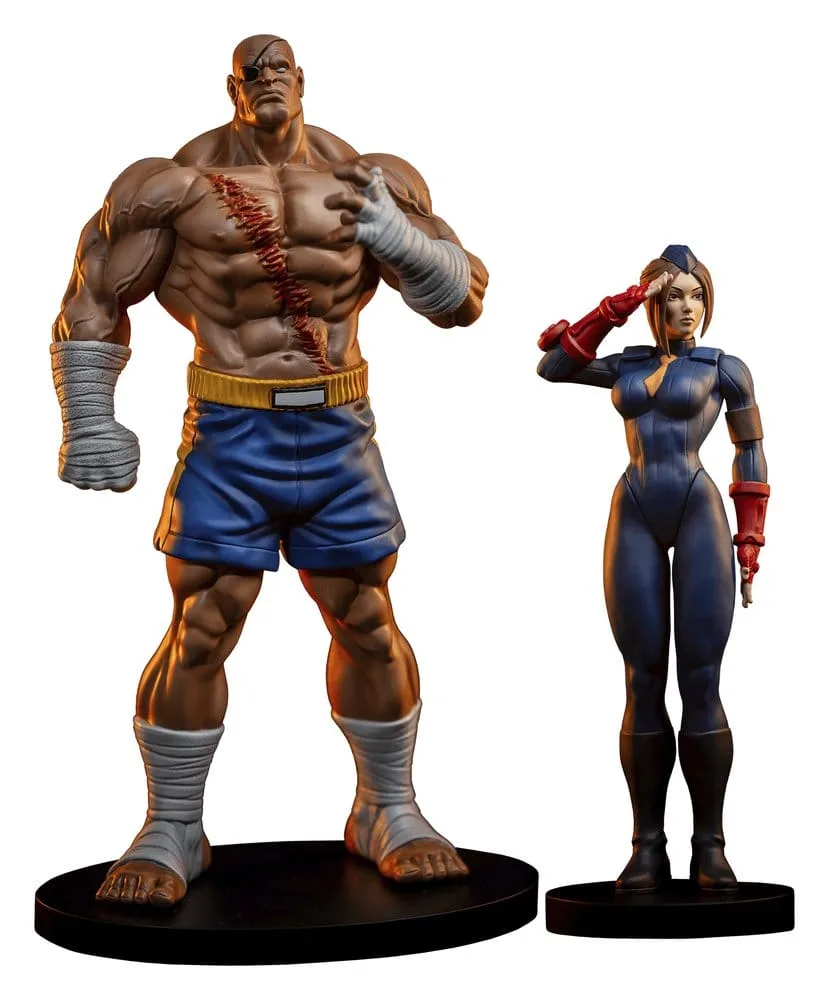 Street Fighter Statue Set – Street Jam Sagat and Juli 1/10 24 cm