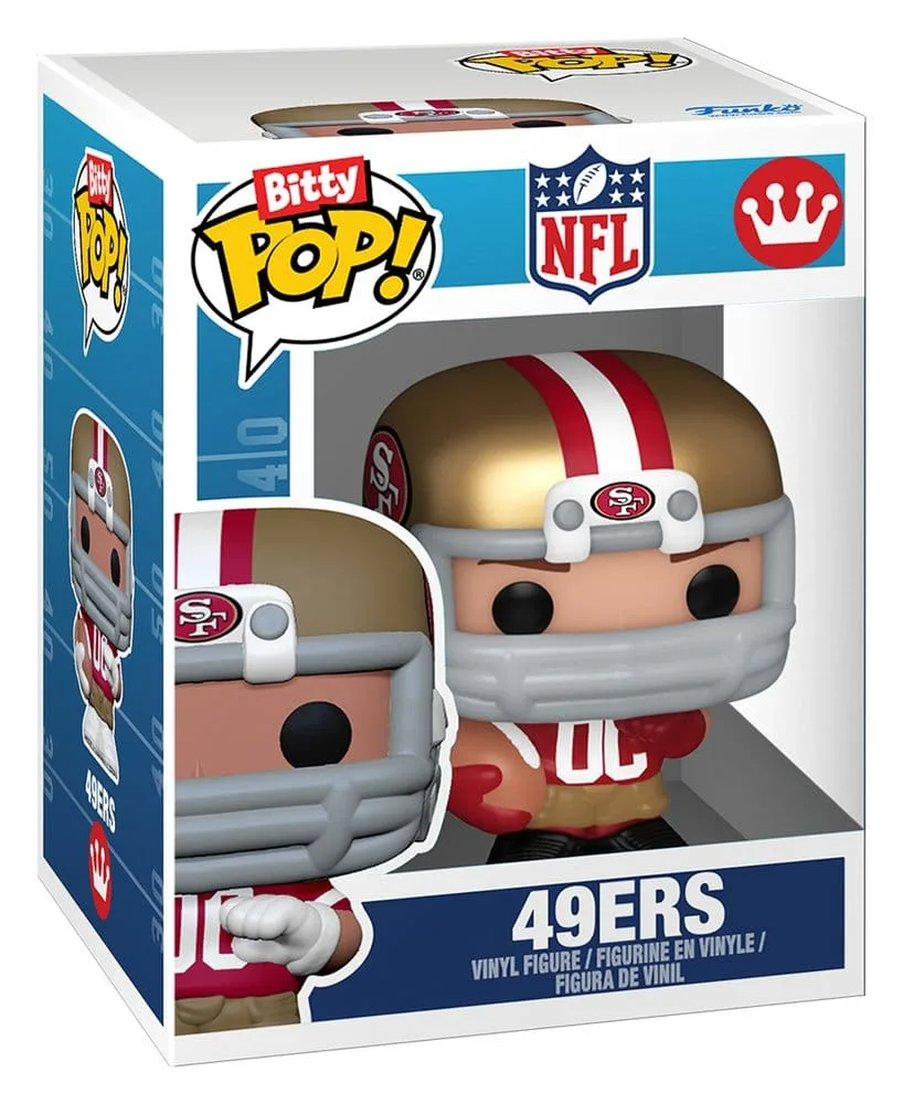 NFL Vinyl Figures – Bitty Pop Helmets NFC Series 1 12-Pack 2 cm 4