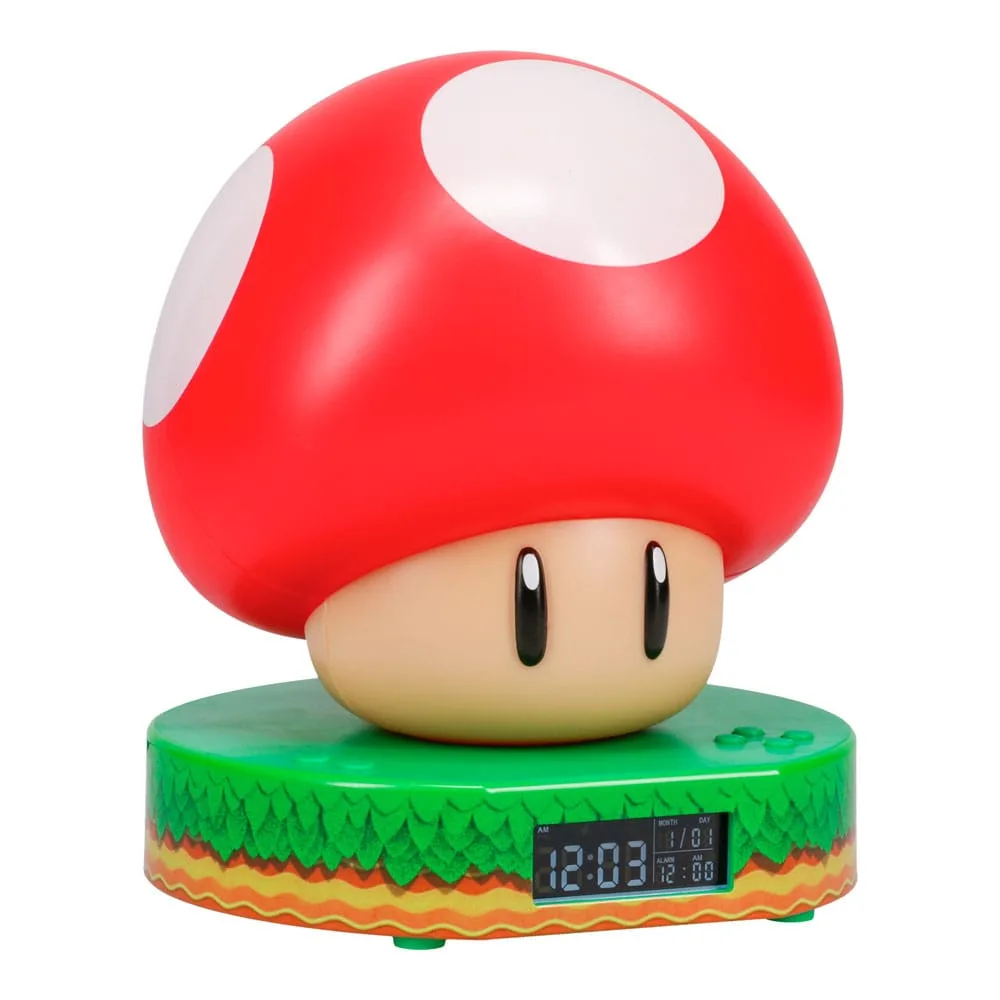 Super Mario Alarm Clock – Mushroom 14 cm 6