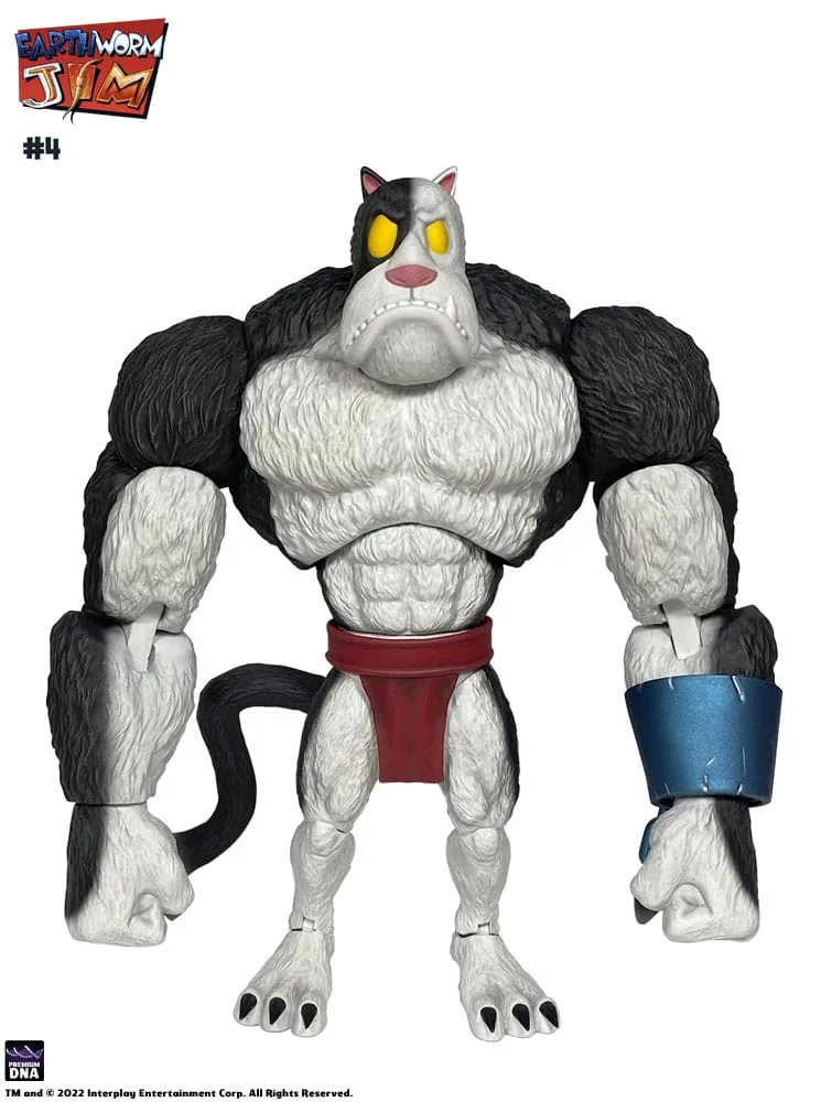 Earthworm Jim Actionfiguren-Set – Bob the Killer Goldfish und #4 8