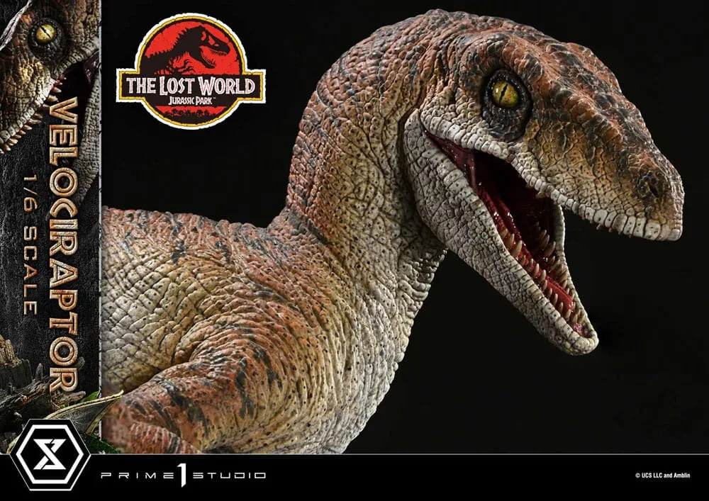 Jurassic Park II Statue – Velociraptor Bonus Version 41 cm 13