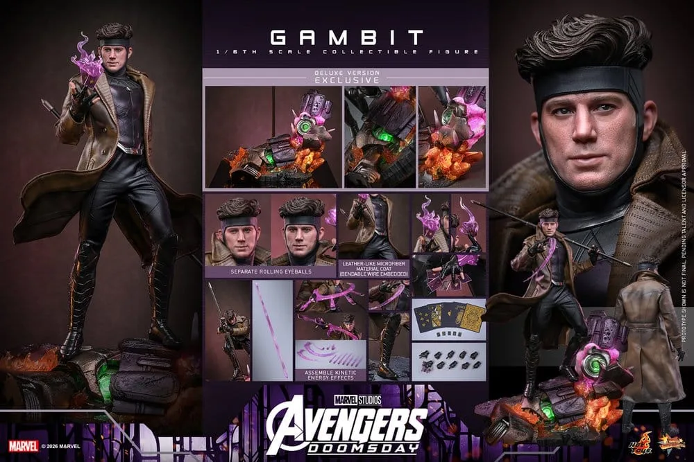 Avengers Doomsday Action Figure – Gambit Deluxe 1/6 31 cm 25