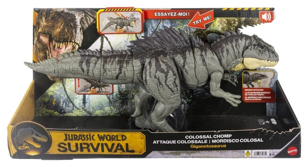 Jurassic World Action Figure – Colossal Chomp Giganotosaurus 71 cm 5