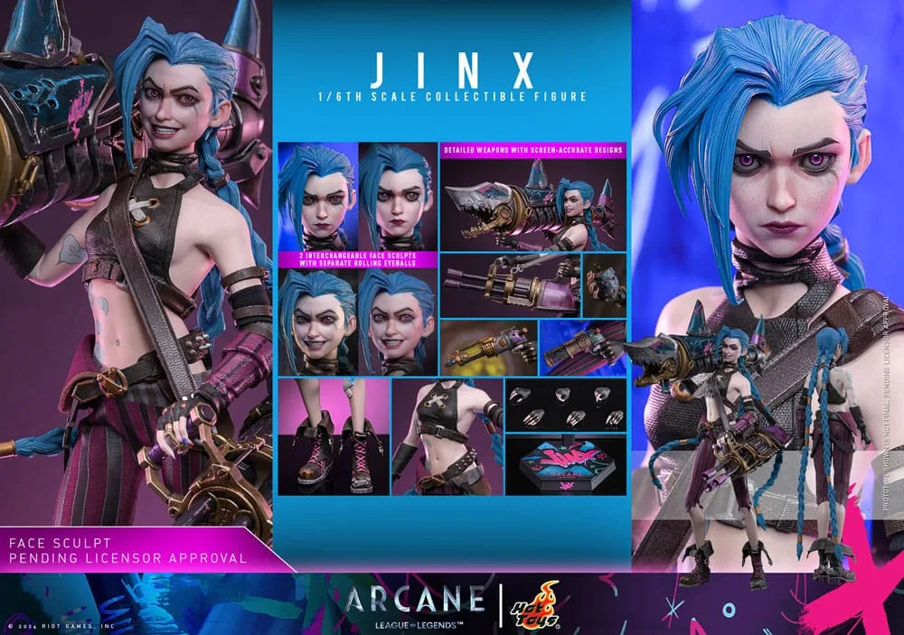 Arcane Action Figure – Jinx 1/6 Scale 27 cm 17