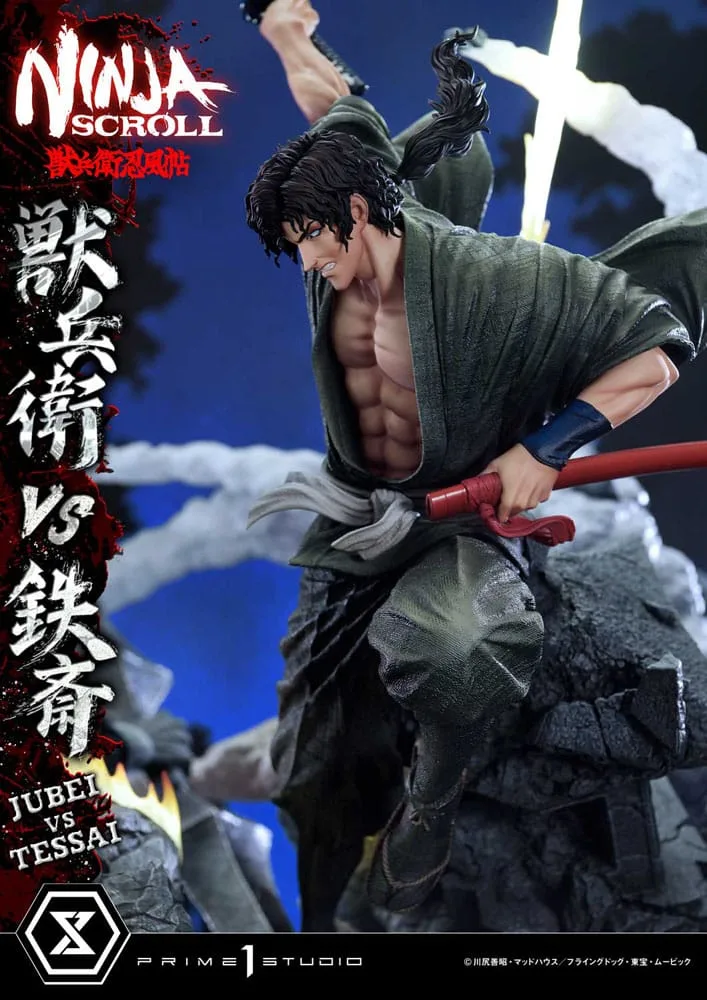 Ninja Scroll Statue – Jubei Versus Tessai 1/4 Scale 101 cm 18