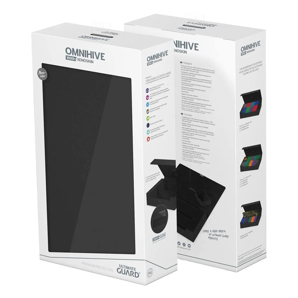 Ultimate Guard Card Box – Omnihive 1000+ Xenoskin Black 18