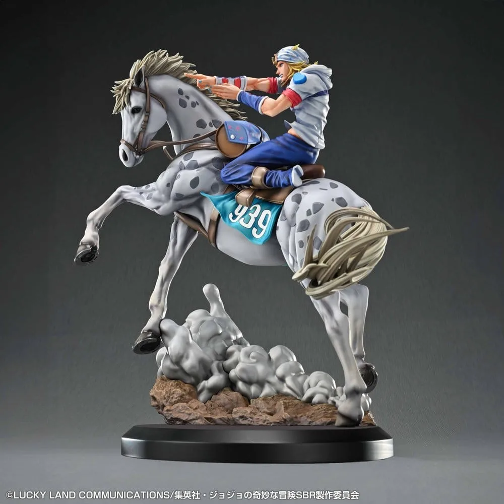JoJo’s Steel Ball Run Statue – Johnny Joestar and Slow Dancer 30 cm 11