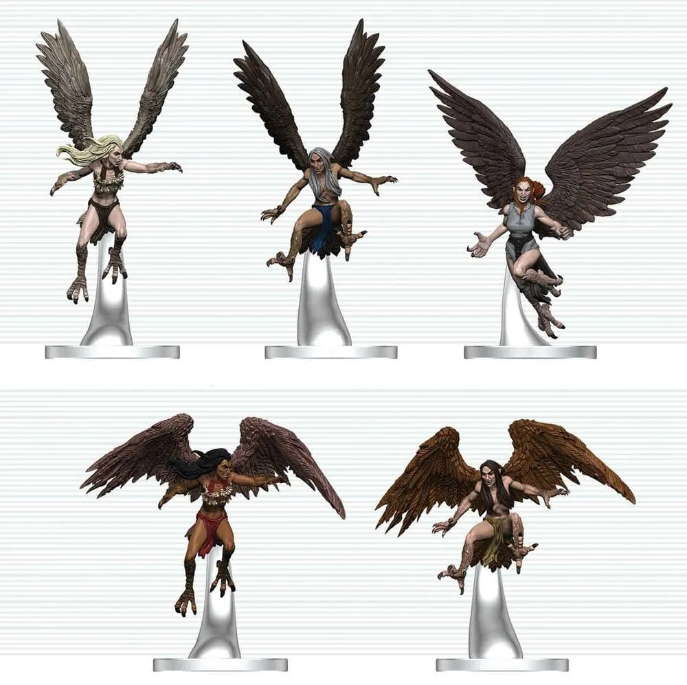 Dungeons & Dragons Miniatures – Icons of the Realms Harpy Flock