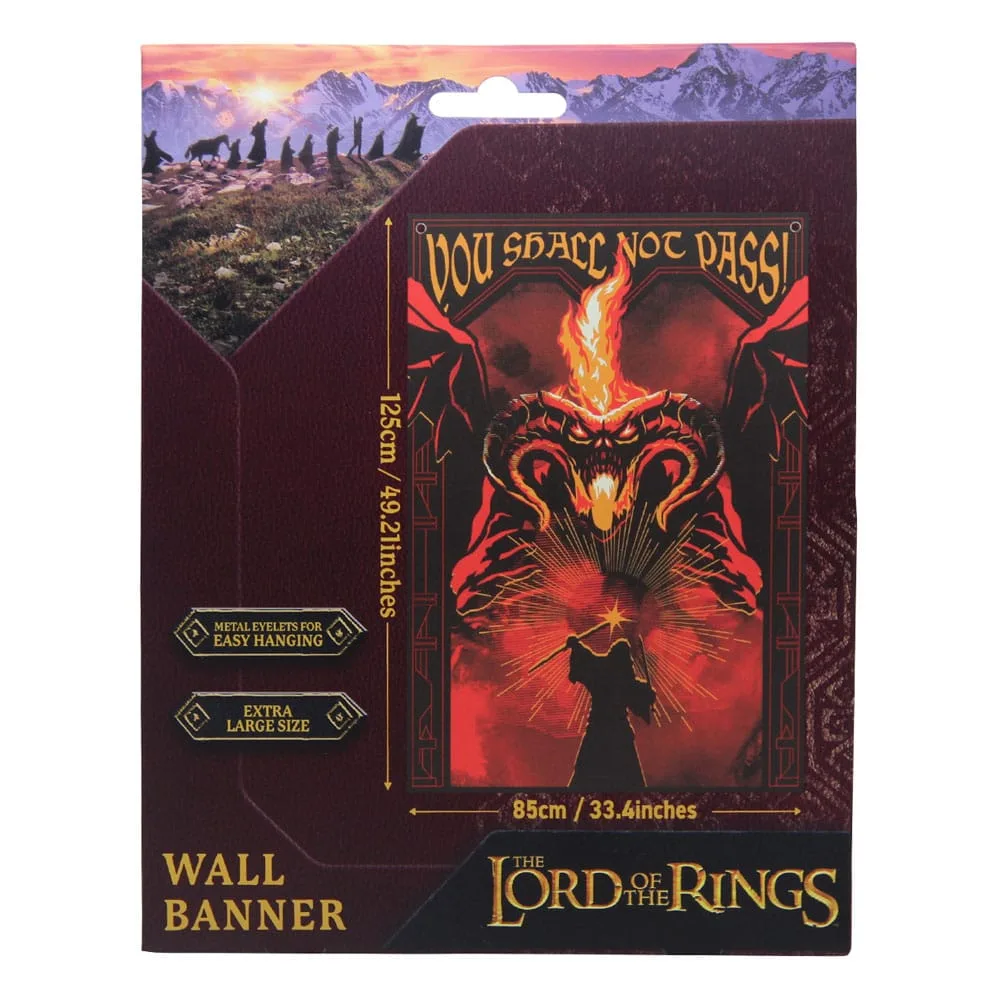 Lord of the Rings Wall Banner – You Shall Not Pass 125 x 85 cm 5