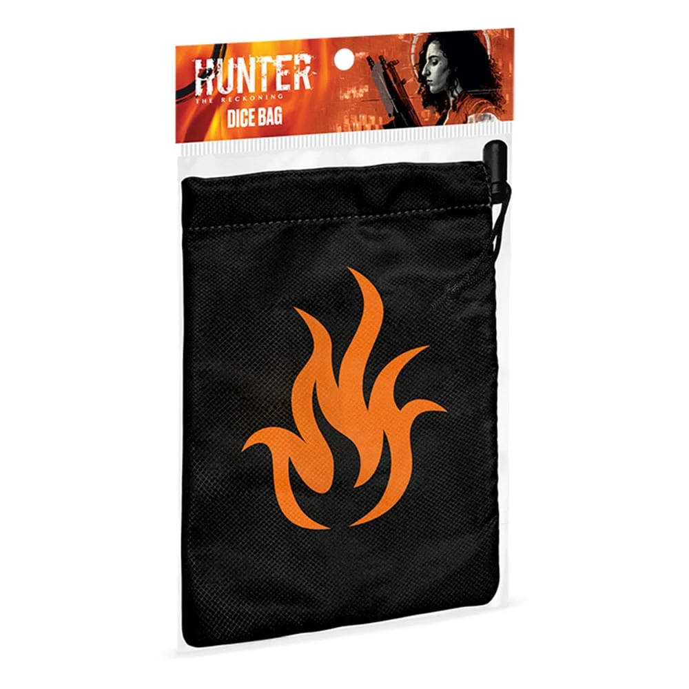 Hunter The Reckoning Dice Bag – 5th Edition Flame Design 2