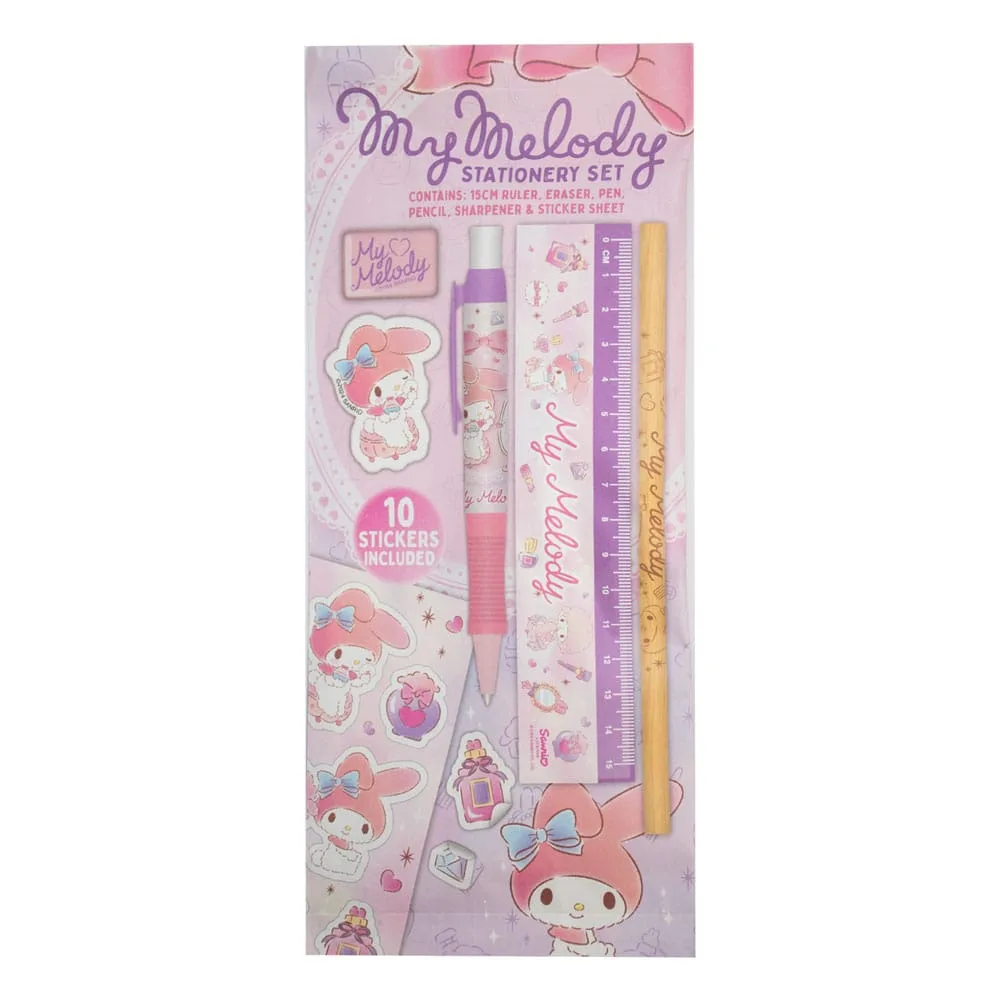 Sanrio Stationery Set – My Melody 6 Pieces 3