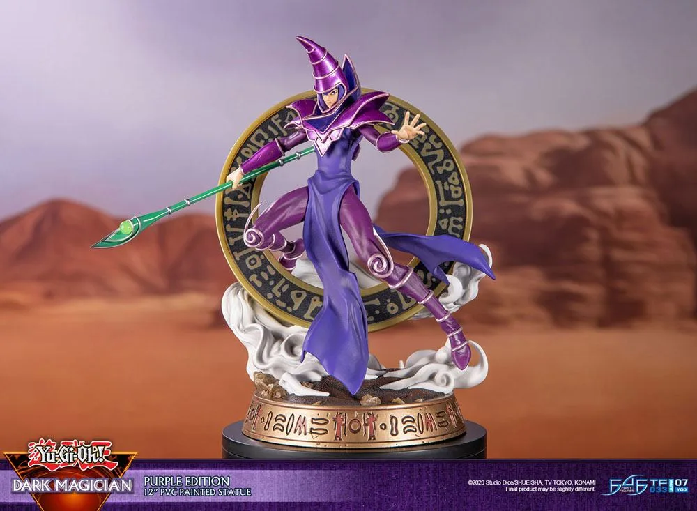 Yu-Gi-Oh PVC Statue – Dark Magician Purple Version 29 cm 9