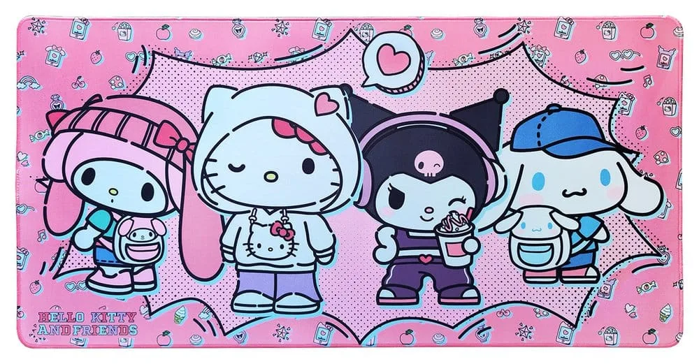 Sanrio Mousepad – Hello Kitty & Friends Pop XXL 80 x 40 cm