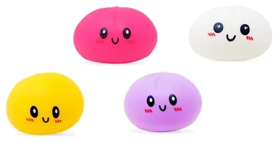 Steamed Bun Squishy Toy – Dumpling Blind Box Display 12 Pieces 3