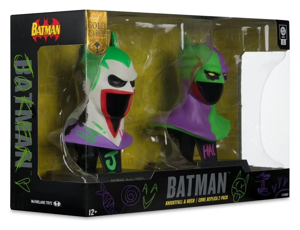 Batman Cowl Replicas – Hush & Knightfall Jokerized 2-Pack 1/3 6