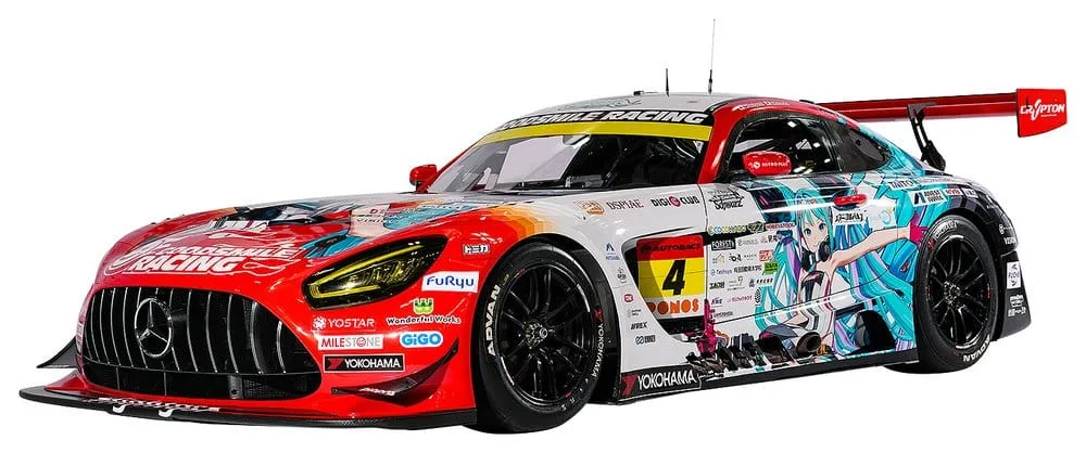 Hatsune Miku Model Car – AMG 2026 Presentation 1/64 7 x 2 cm