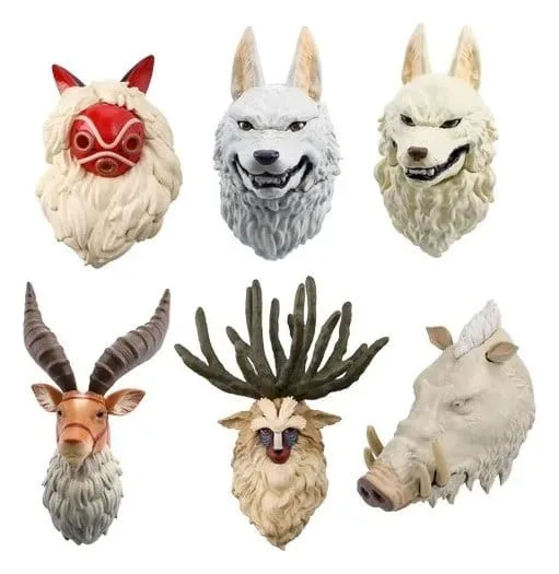 Princess Mononoke Magnets – 3D Mystery Box Assortment of 6
