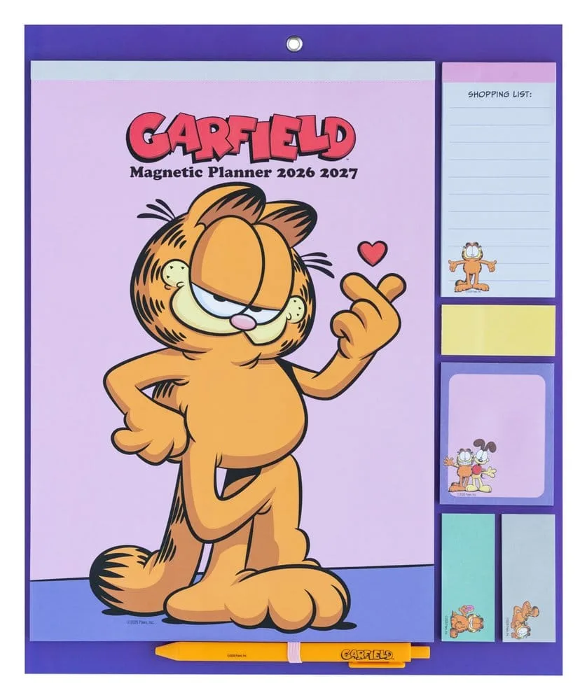 Garfield Magnetic Planner – 2026/27 30 x 35 cm