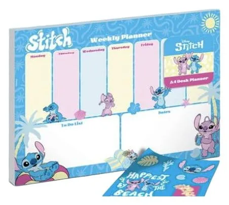 Lilo & Stitch Desk Pad – In The Sun A4 Display of 12