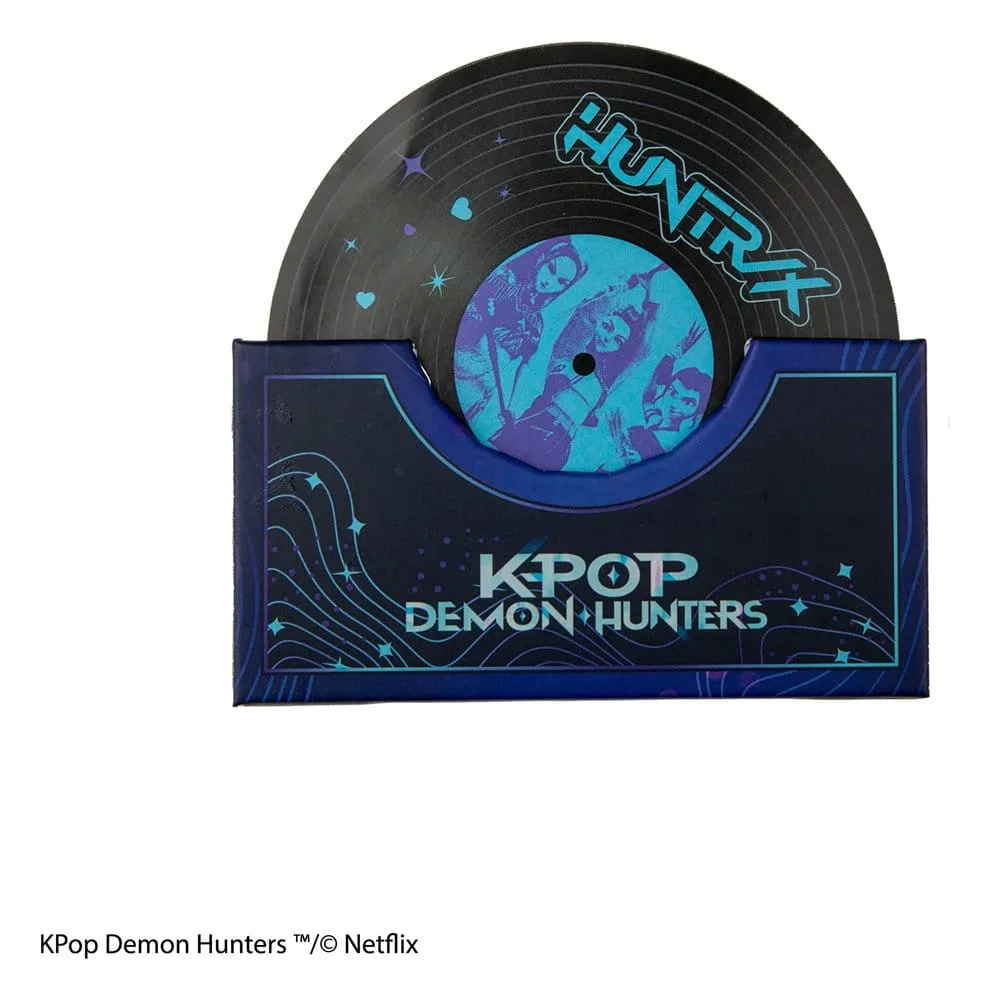KPop Demon Hunters Coasters – Hunters & Demons Soundtrack Set of 4 4