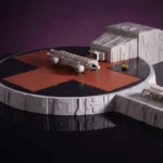 Space 1999 speelset – Landingsplatform en Eagle Transporter 46 cm 11