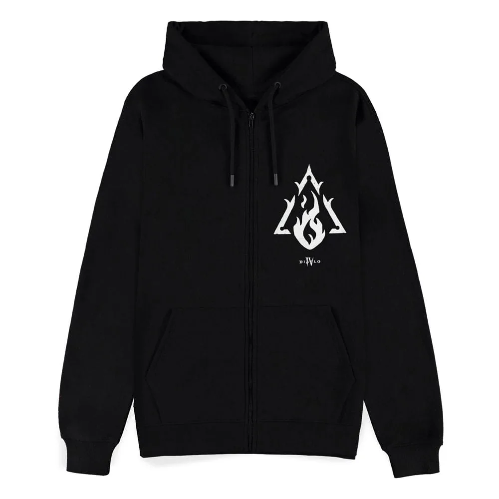 Diablo IV Zip Hoodie – Sorcerer Sigil Size XXL