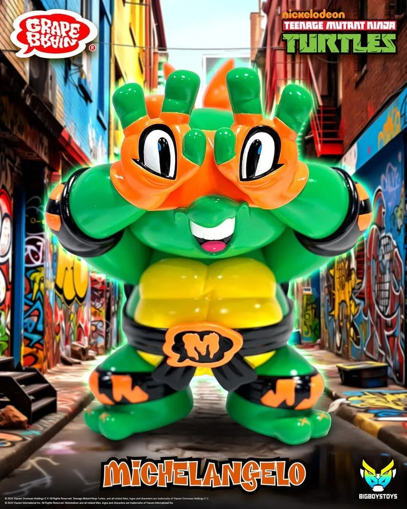 TMNT Vinyl Figure – Grape Brain Michelangelo 24 cm 7