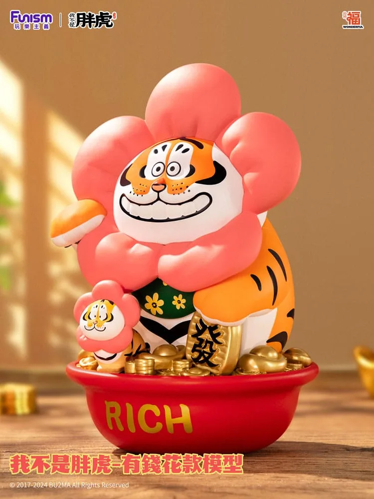 I Am Not Fat Tiger Statue – Alexander Rich Flower 1/7 20 cm 3
