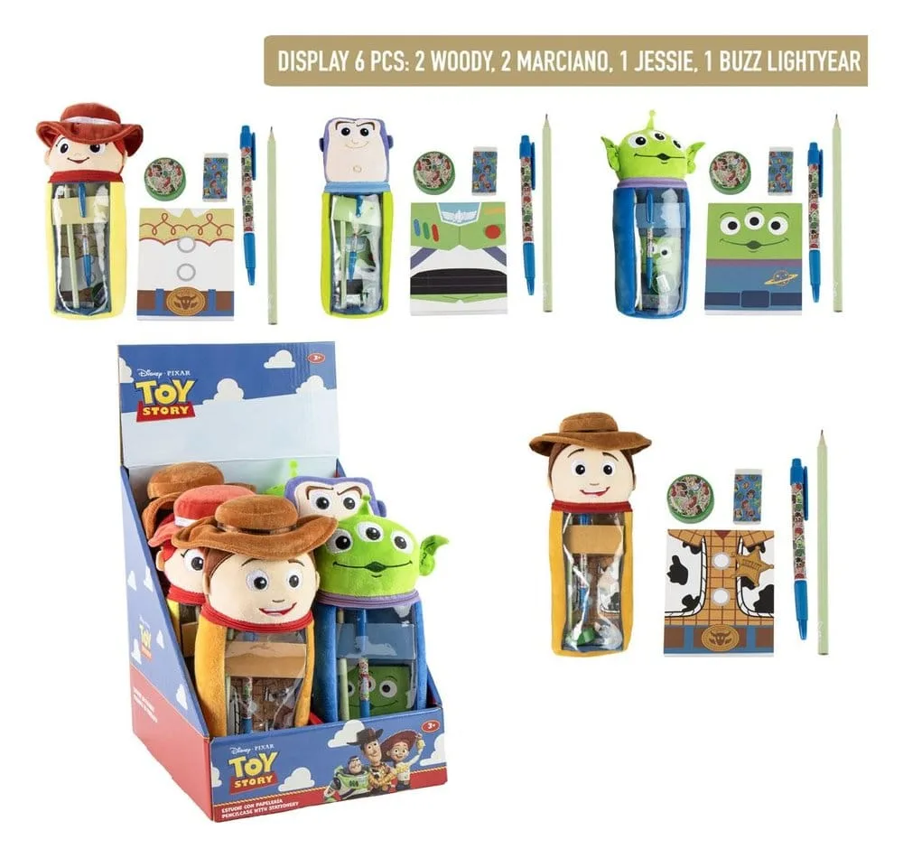 Toy Story Plush Pencil Case – Accessories Display of 6