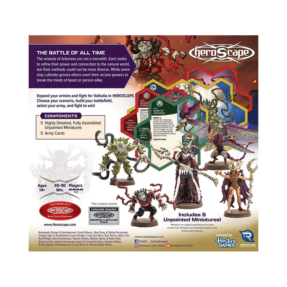 Heroscape Army Expansion – Embers of War Heroes of Arboreas 2
