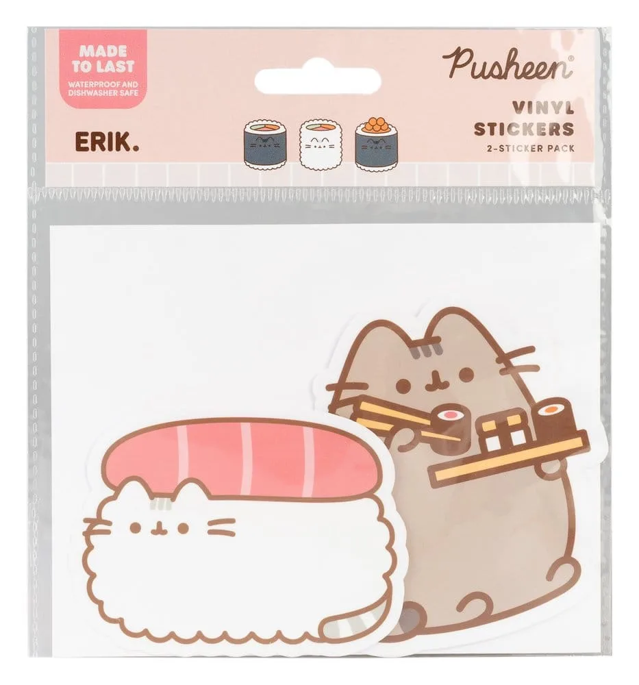 Pusheen Vinyl Stickers – Sushi Roll Vol. 1 Set of 2