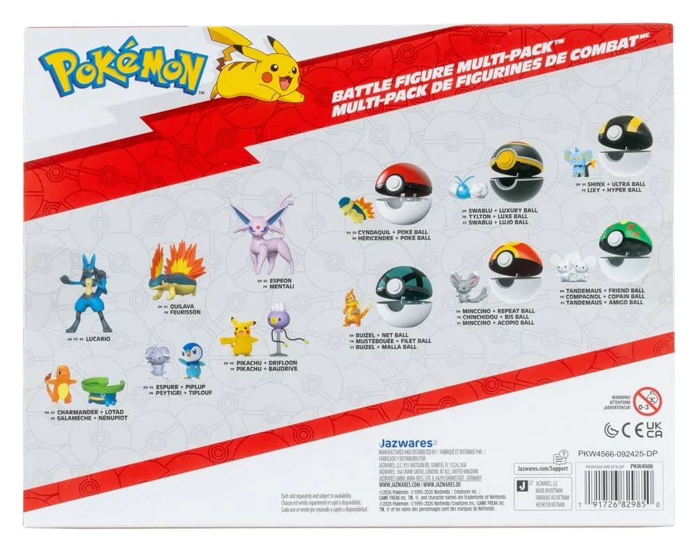 Pokémon Battle Figure Set – 6-Pack 2