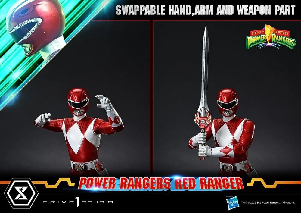Mighty Morphin Power Rangers Statue – Red Ranger 1/4 Scale 62 cm 8