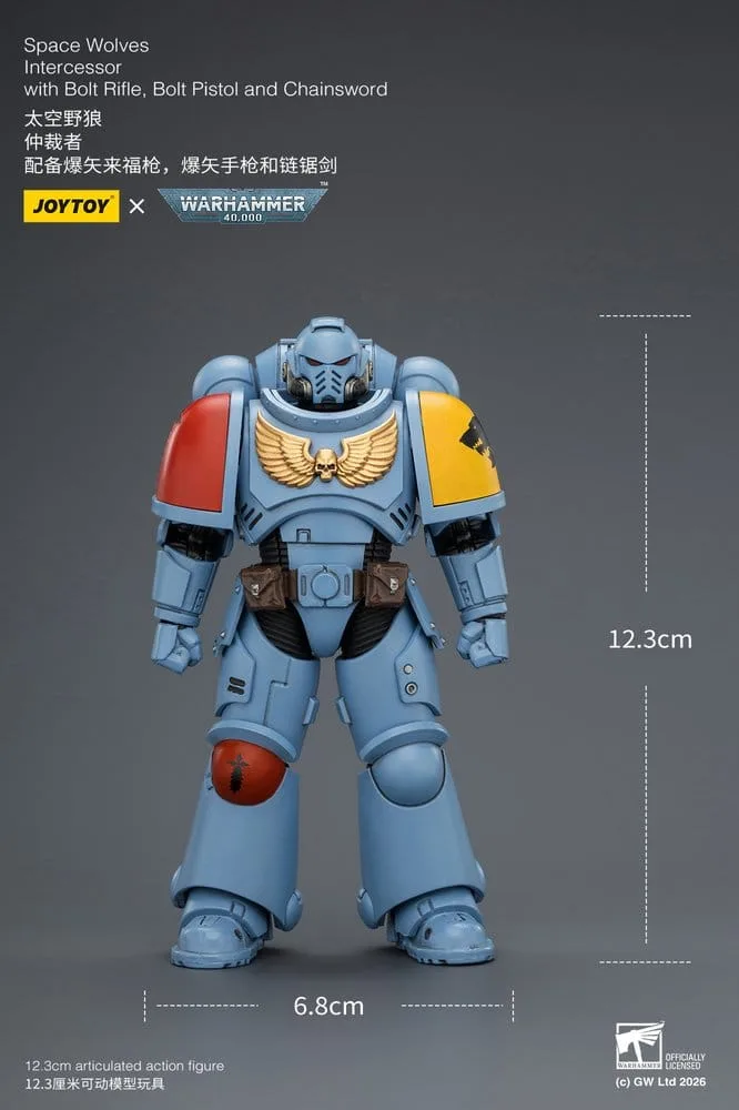 Warhammer 40k Action Figure – Space Wolves Intercessor 12.3 cm 9